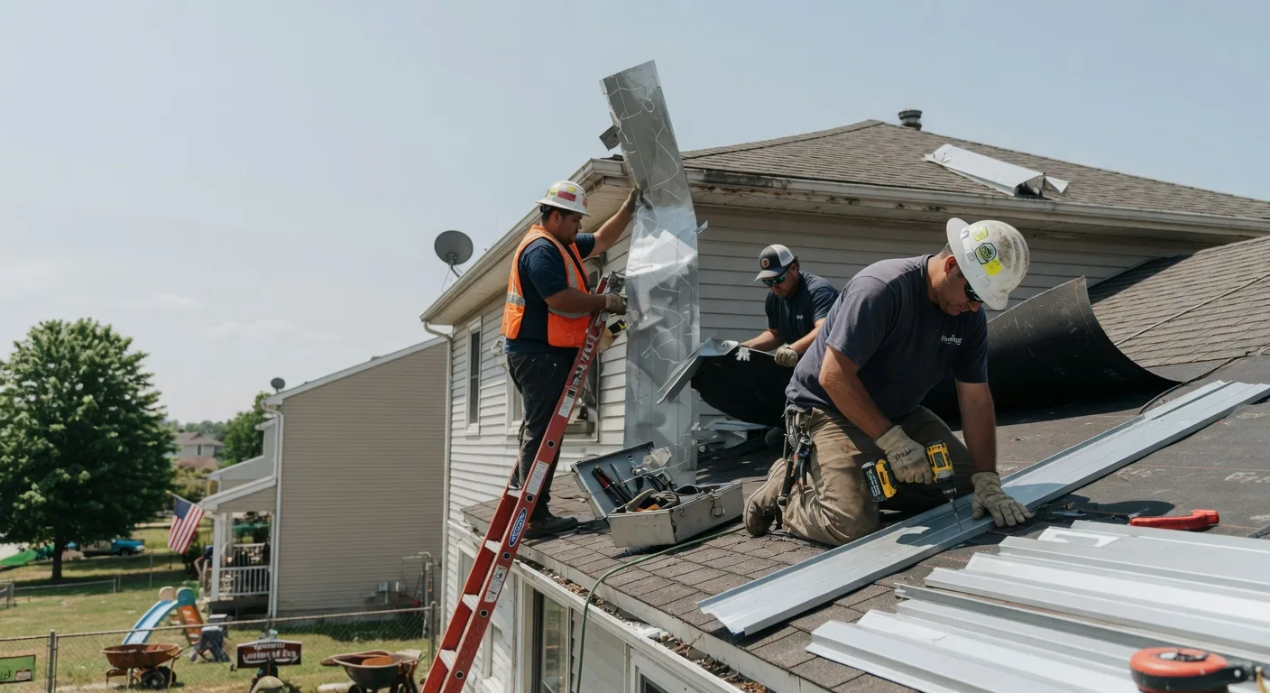 Storm Damage Metal Roof Repair in Nunam Iqua, AK